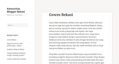Desktop Screenshot of bloggerbekasi.com